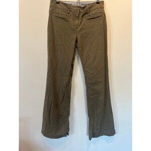 TOMMY HILFIGER Brown Mid Rise Flare Leg Casual Pants
